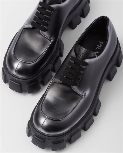 how to lace prada sneakers|Prada leather lace up sneakers.